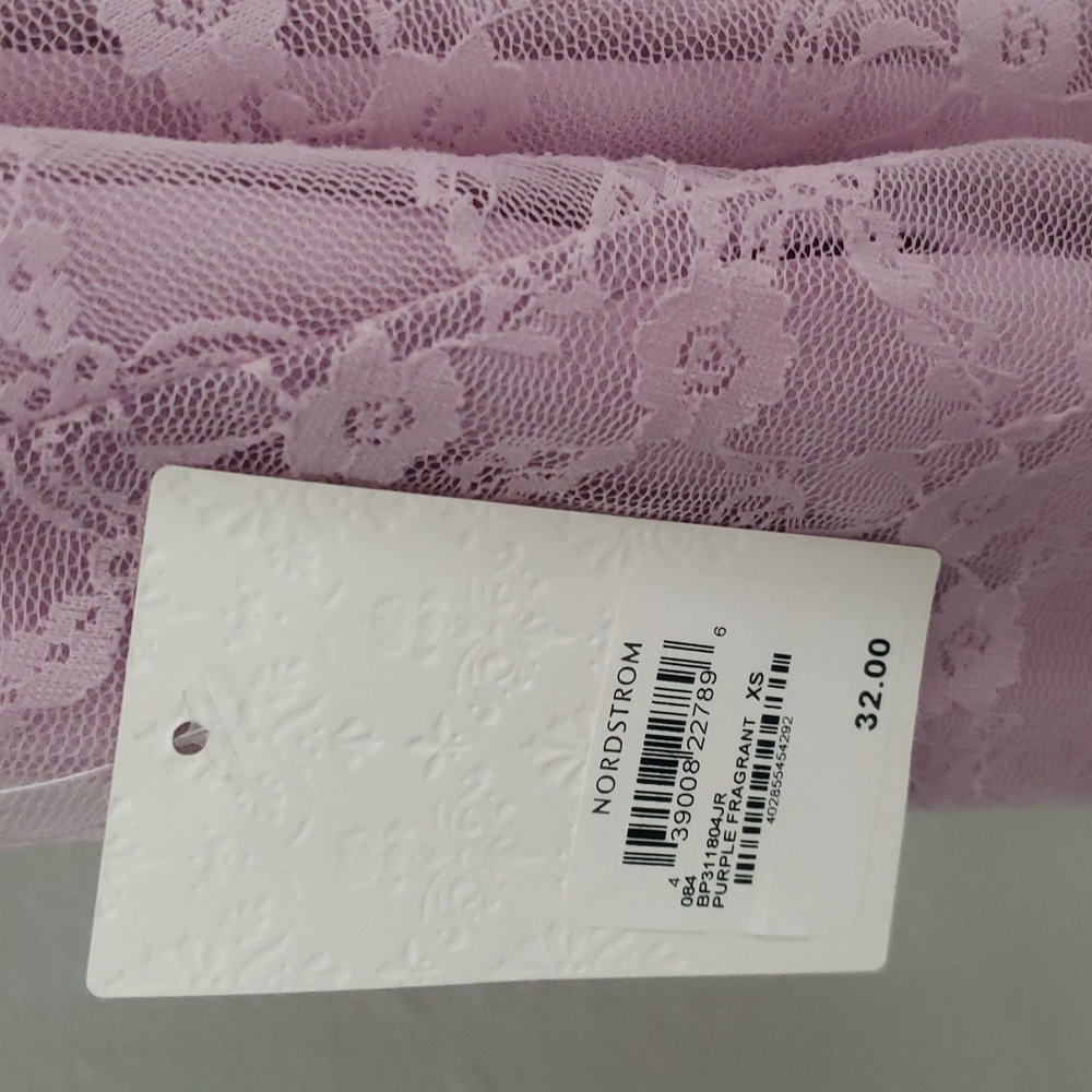 NWT Frenchi Lace Camisole-Lavender - Picture 3 of 3